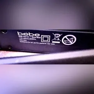 NWOT • Bebe • Sleek • 1 inch • Flat Iron • Shine Black bebe | Accessories | Nwot Bebe Sleek Inch Flat Iron Shine  main image 2